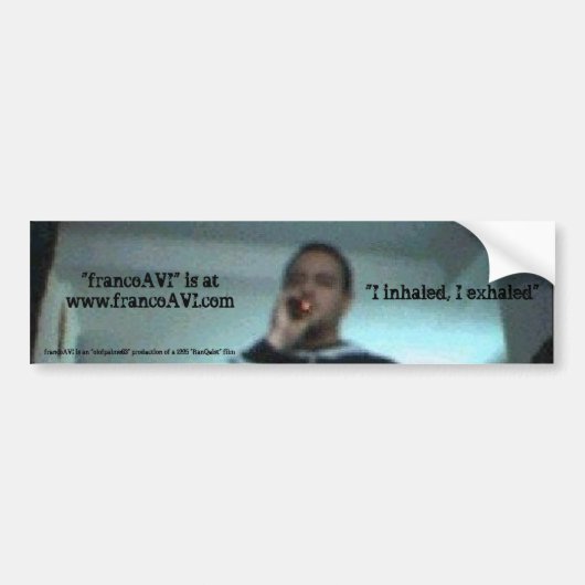 franco-AVI-bumpersticker Bumpersticker (Voorkant)