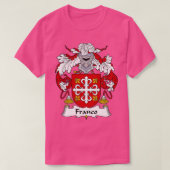 Franco Coat of Arms Family Crest 1 T-shirt (Design voorkant)