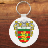 Franco Coat of Arms (Mantled) Sleutelhanger (Voorkant)