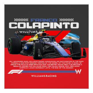 Franco colapinto perfect poster