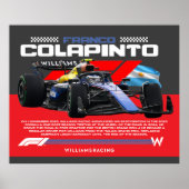 Franco colapinto poster (Voorkant)