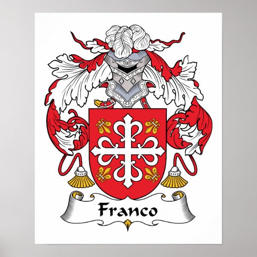 Franco Family Crest Poster (Voorkant)