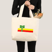 Franco Manitobans Flag Grote Tote Bag (Voorkant (product))