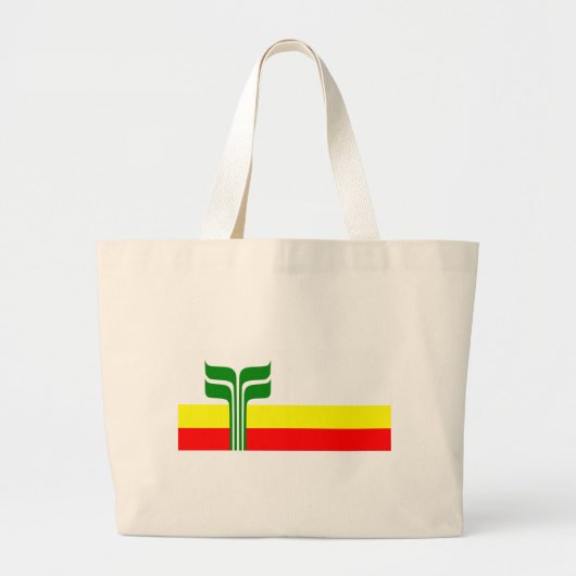 Franco Manitobans Flag Grote Tote Bag (Voorkant)