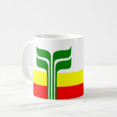 Franco Manitobans Flag Koffiemok (Voorkant links)