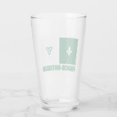 Franco-Ontariaanse vlag Glas (Achterkant)