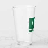 Franco-Ontariaanse vlag Glas (Rechts)
