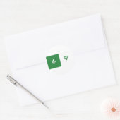 Franco Ontarian, Canada Ronde Sticker (Envelop)