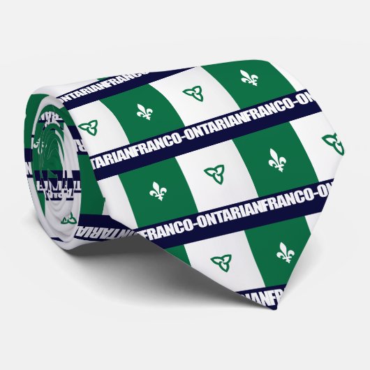 Franco-Ontarian Stropdas (Opgerold)