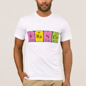 Franco periodieke table name shirt (Voorkant)