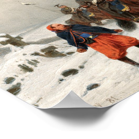 Franco-Pruisische oorlog van 1870-71 Poster (Hoek)