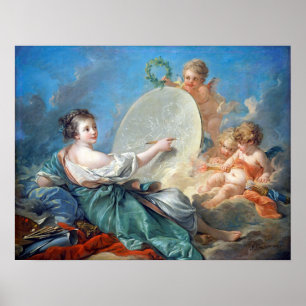 François Boucher Allegory van Painting Poster