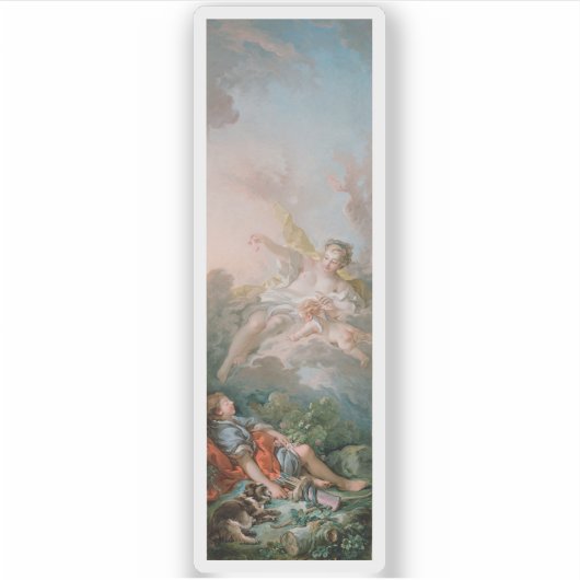 François Boucher - Aurora en Cephalus Sticker (Voorkant)