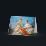 francois boucher beschuldigd van muziek rococo lad kaart<br><div class="desc">francois boucher beschuldigd van muziek rococo lady art Card</div>
