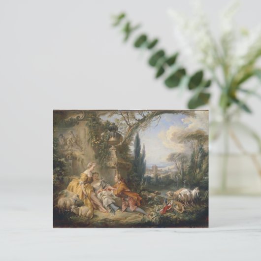 Francois Boucher - Charms of Country Life Briefkaart (Staand voorkant)