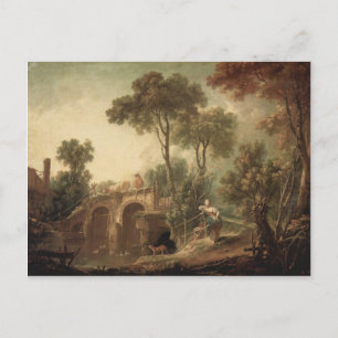 Francois Boucher - De brug Briefkaart