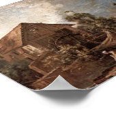 Francois Boucher - De molen Poster (Hoek)