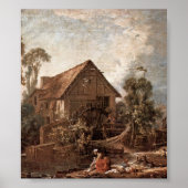 Francois Boucher - De molen Poster (Voorkant)