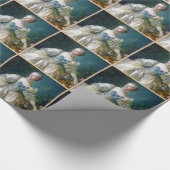 FRANCOIS BOUCHER - MADAME BERGERET portret art Cadeaupapier (Hoek)