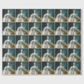 FRANCOIS BOUCHER - MADAME BERGERET portret art Cadeaupapier (Vlak)