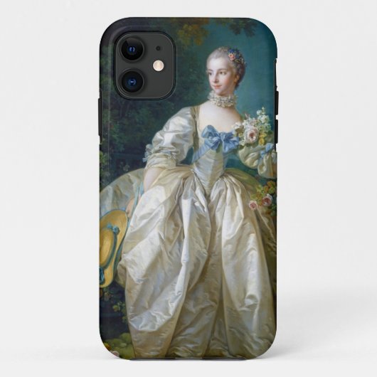 FRANCOIS BOUCHER - MADAME BERGERET portretkunst Case-Mate iPhone Case (Achterkant)