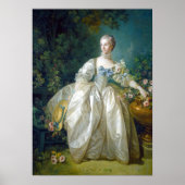 François Boucher Madame Bergeret Poster (Voorkant)