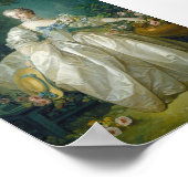 François Boucher - Madame Bergeret Poster (Hoek)