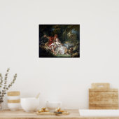 François Boucher Shepherd en Shepherdess Poster (Keuken)