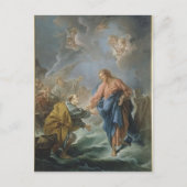 Francois Boucher - St. Peter uitgenodigd om te lop Briefkaart (Voorkant)