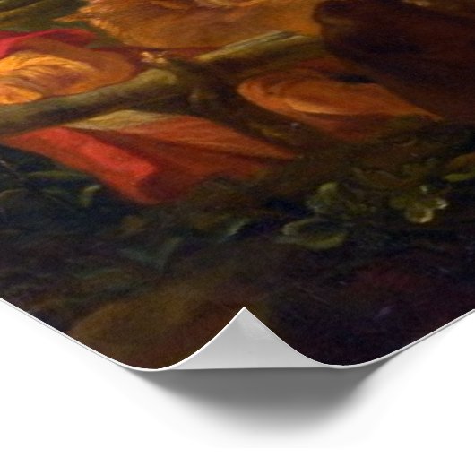 Francois Boucher The Billet Dou rococo damart Poster (Hoek)