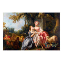 Francois Boucher The Billet Dou rococo damart