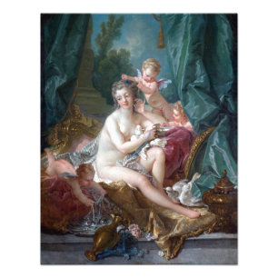 François Boucher The Toilette of Venus Foto Afdruk