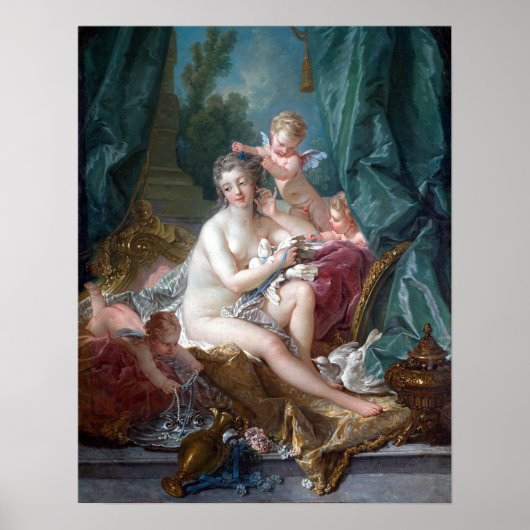 François Boucher The Toilette of Venus Poster (Voorkant)