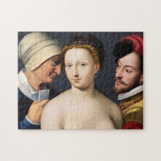 Francois Clouet - De Liebesbrief Legpuzzel (Horizontaal)