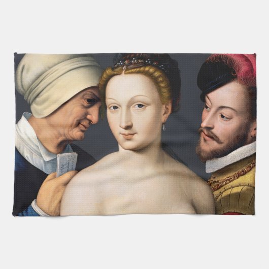 Francois Clouet - De Liebesbrief Theedoek (Horizontaal)
