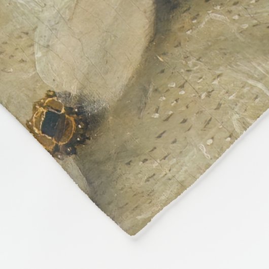 Francois Clouet - Elisabeth van Oostenrijk Fleece Deken (Hoek)