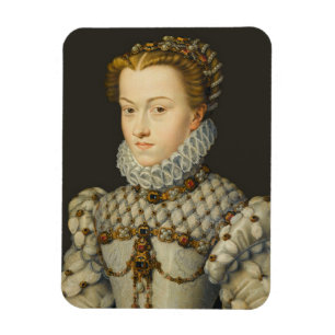 Francois Clouet - Elisabeth van Oostenrijk Magneet