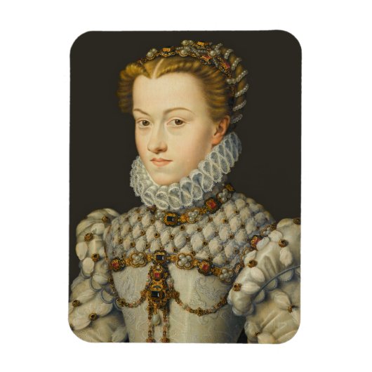 Francois Clouet - Elisabeth van Oostenrijk Magneet (Verticaal)