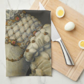 Francois Clouet - Elisabeth van Oostenrijk Theedoek (Quarter Fold)