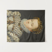 Francois Clouet - Elisabeth van Oostenrijk Wandkleed (Voorkant (horizontaal))