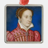 Francois Clouet - Mary, koningin van Schotten Metalen Ornament (Voorkant)