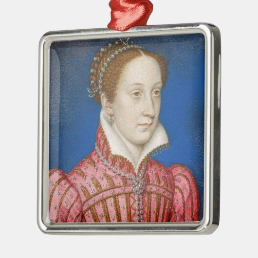 Francois Clouet - Mary, koningin van Schotten Metalen Ornament (Links)