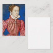 Francois Clouet - Mary, koningin van Schotten Notitiekaartje (Voorkant / Achterkant)