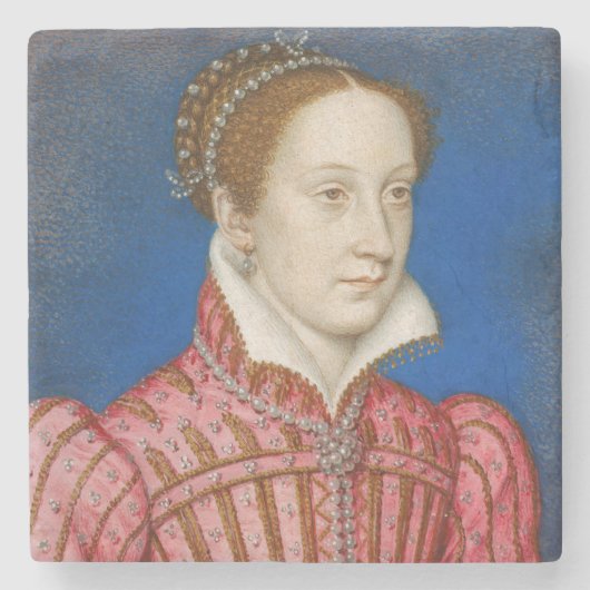 Francois Clouet - Mary, koningin van Schotten Stenen Onderzetter (Voorkant)