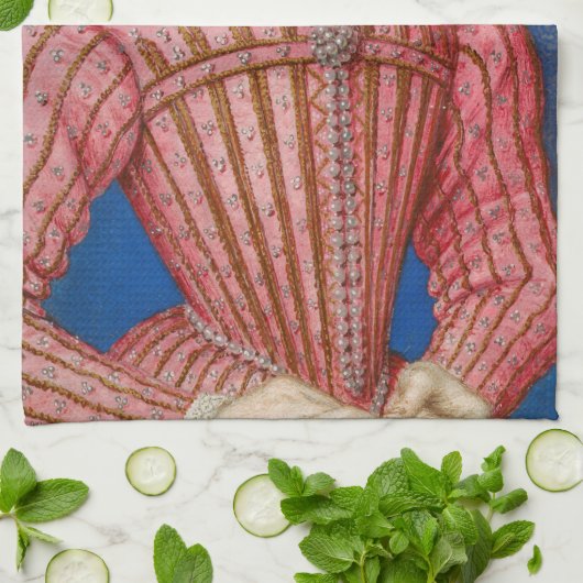 Francois Clouet - Mary, koningin van Schotten Theedoek (Gevouwen)