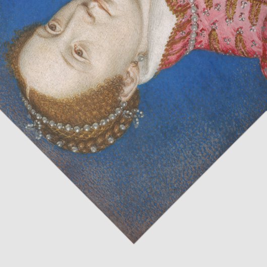 Francois Clouet - Mary, koningin van Schotten Tissuepapier (Detail)