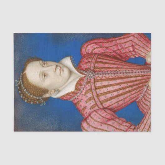 Francois Clouet - Mary, koningin van Schotten Tissuepapier (Voorkant)