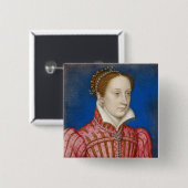 Francois Clouet - Mary, koningin van Schotten Vierkante Button 5,1 Cm (Voorkant /achterkant)