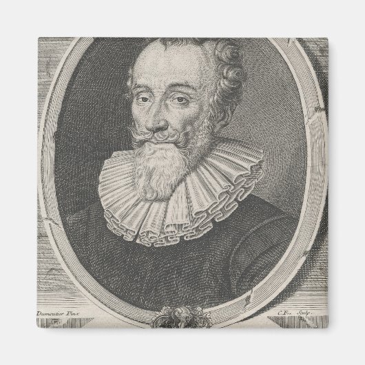 Francois de Malherbe Magneet (Voorkant)