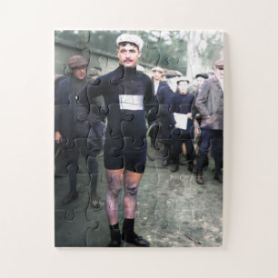 François Faber Tour De France 1909 Winnaar Kleur Legpuzzel